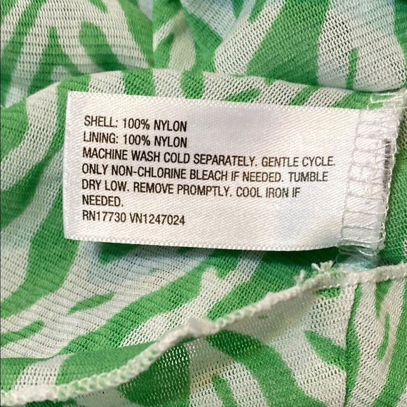 Diane Von Furstenberg for Target Green and White Mini Dress - Picture 5 of 9